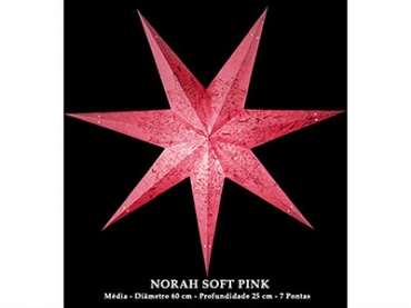 Candeeiro Estrela Starlightz Norah Pink